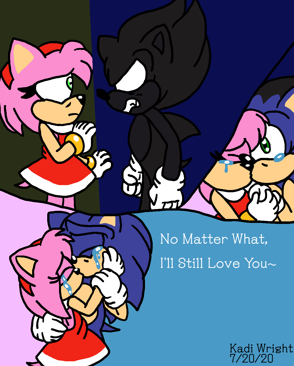 Sonic EXE X Amy by SweetSilvy on DeviantArt