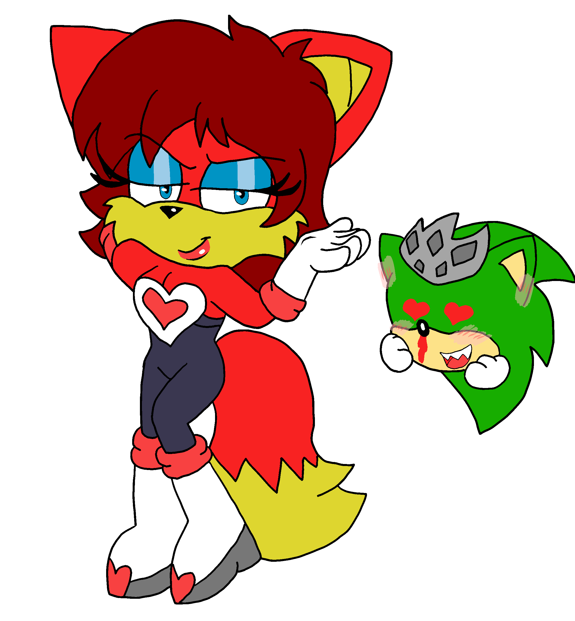Scourge Meets Rouge Fiona By Kadiandsonic On Deviantart