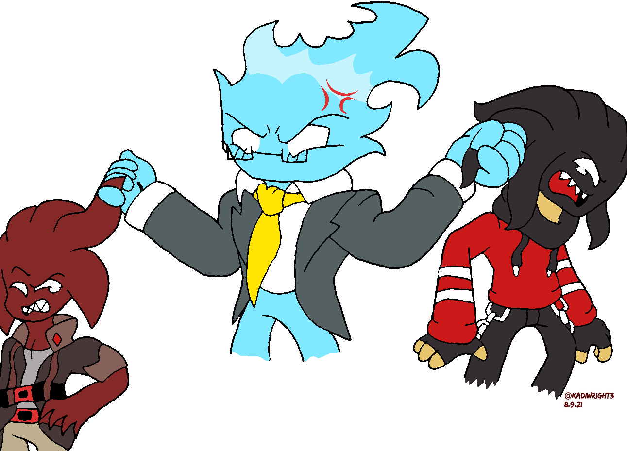 FNF Entity Mod: Troublemakers by KadiAnnWright on DeviantArt