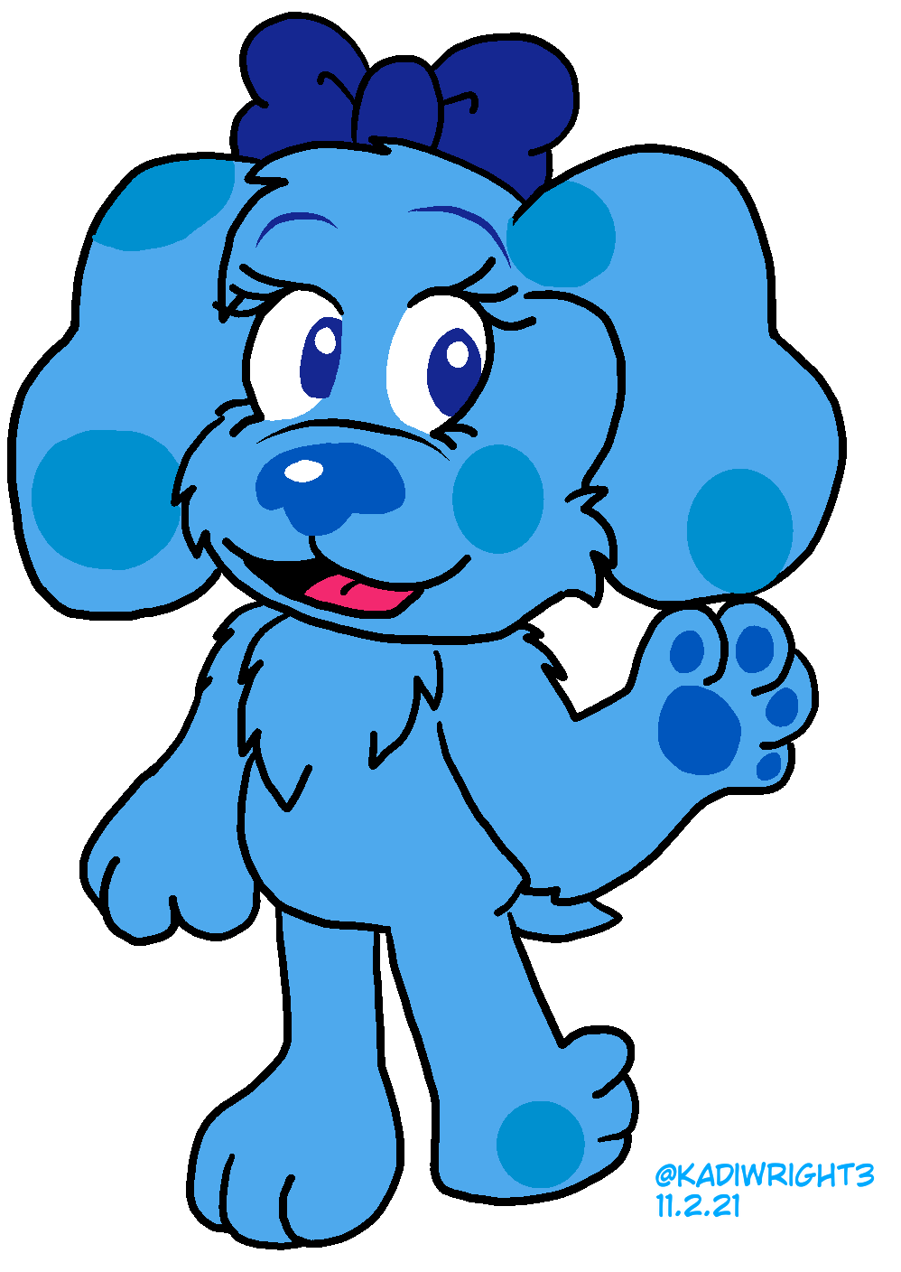 Blue's Clues: Blue! by KadiAnnWright on DeviantArt