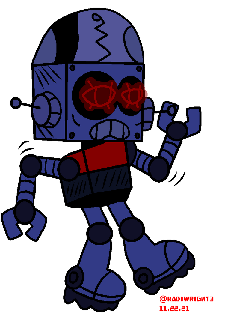 WHTRJXFNF: Glitcher! Robot Jones by KadiandSonic on DeviantArt