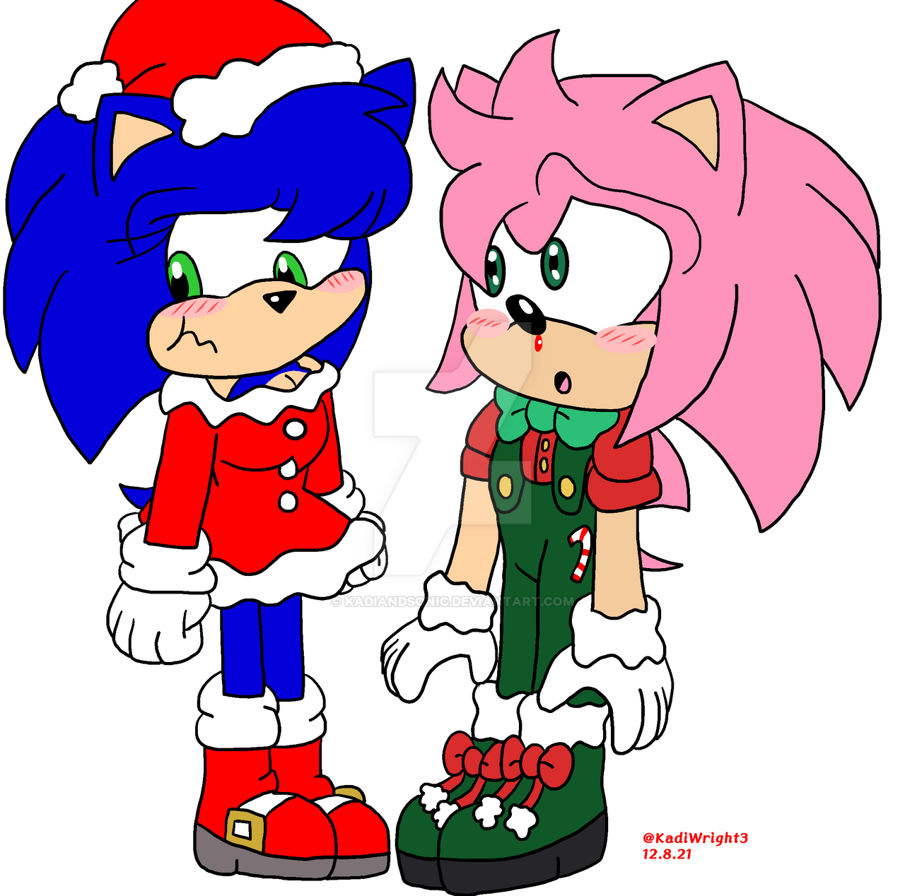 Sonic Christmas: Sonamy Ice Skating (Movie Style) by Jame5rheneaZ on  DeviantArt
