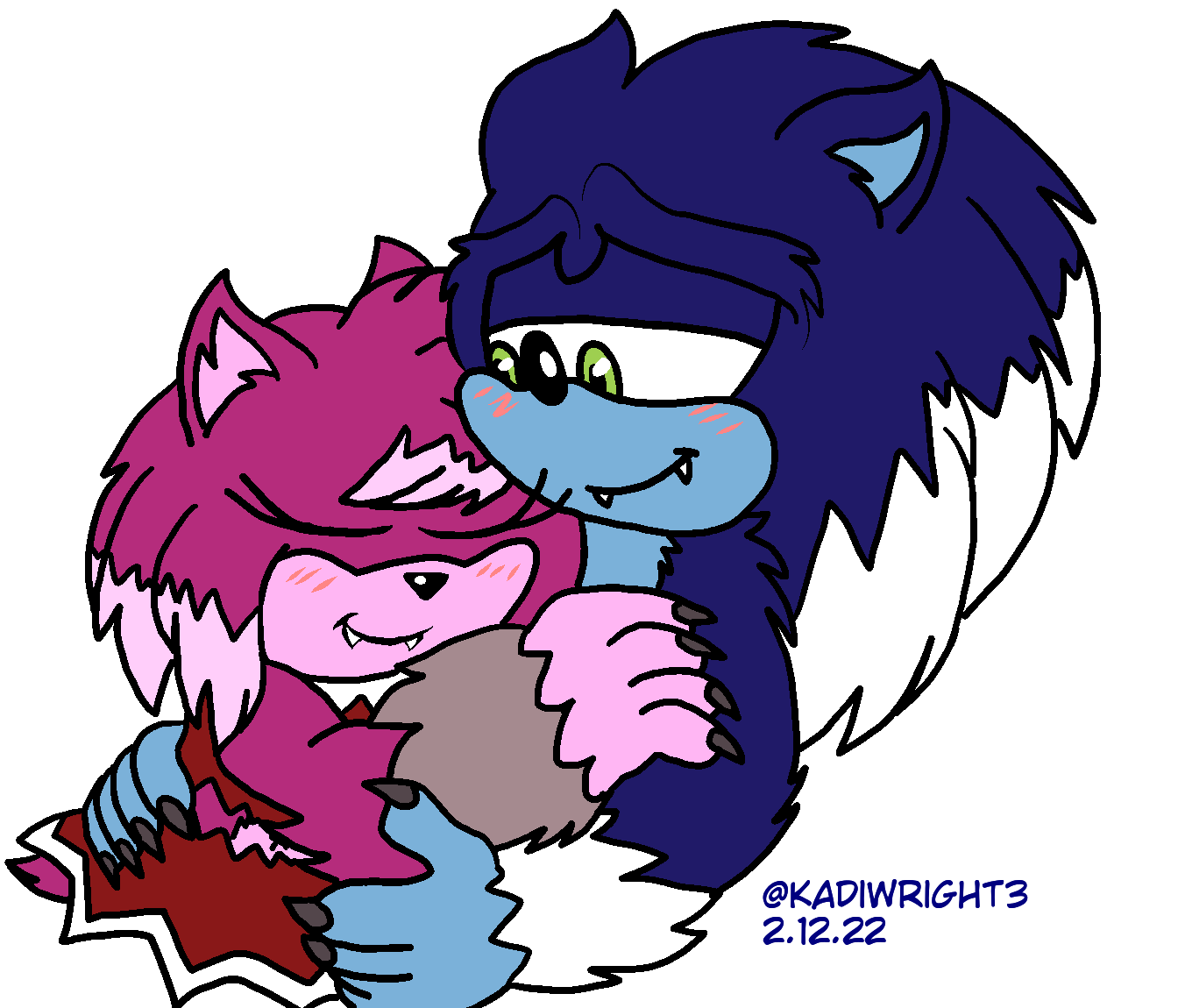 Amy and Sonic the werehog! AWW! by Vampirenight16 on DeviantArt