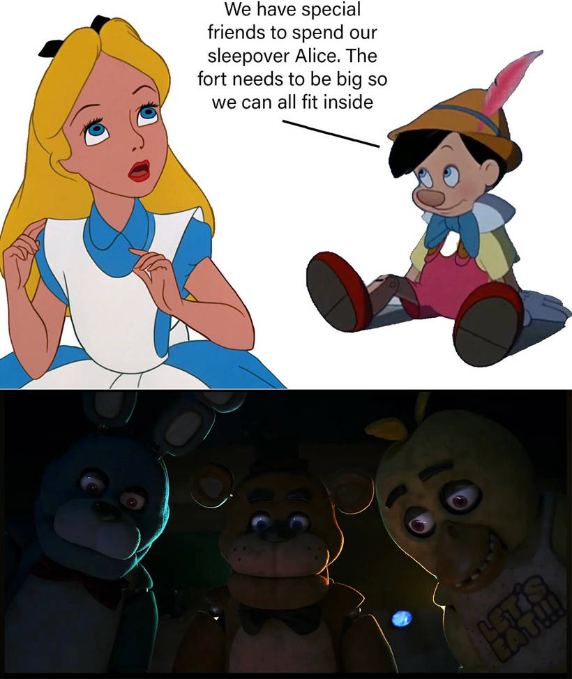Alice And Pinoke Sleepover With Fazbear Gang By XDeviantartFan1999X On alice-and-pinoke-sleepover-with-fazbear-gang-by-xdeviantartfan1999x-on