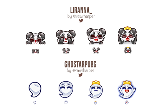 Twitch badges by rawrHeder on DeviantArt