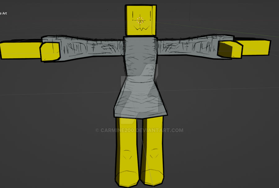 Simple Block Man block man by carmine200 on DeviantArt