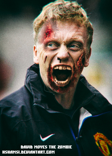 David Moyes The Zombie. Coach Manchester United