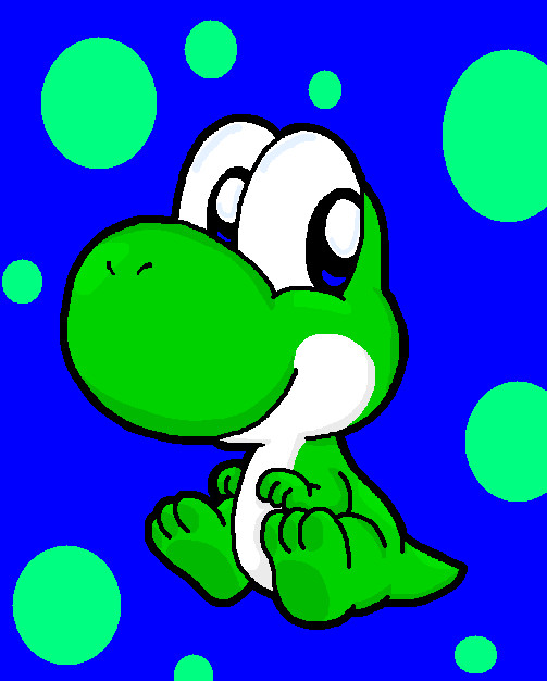 baby yoshi by Nintendrawer on DeviantArt