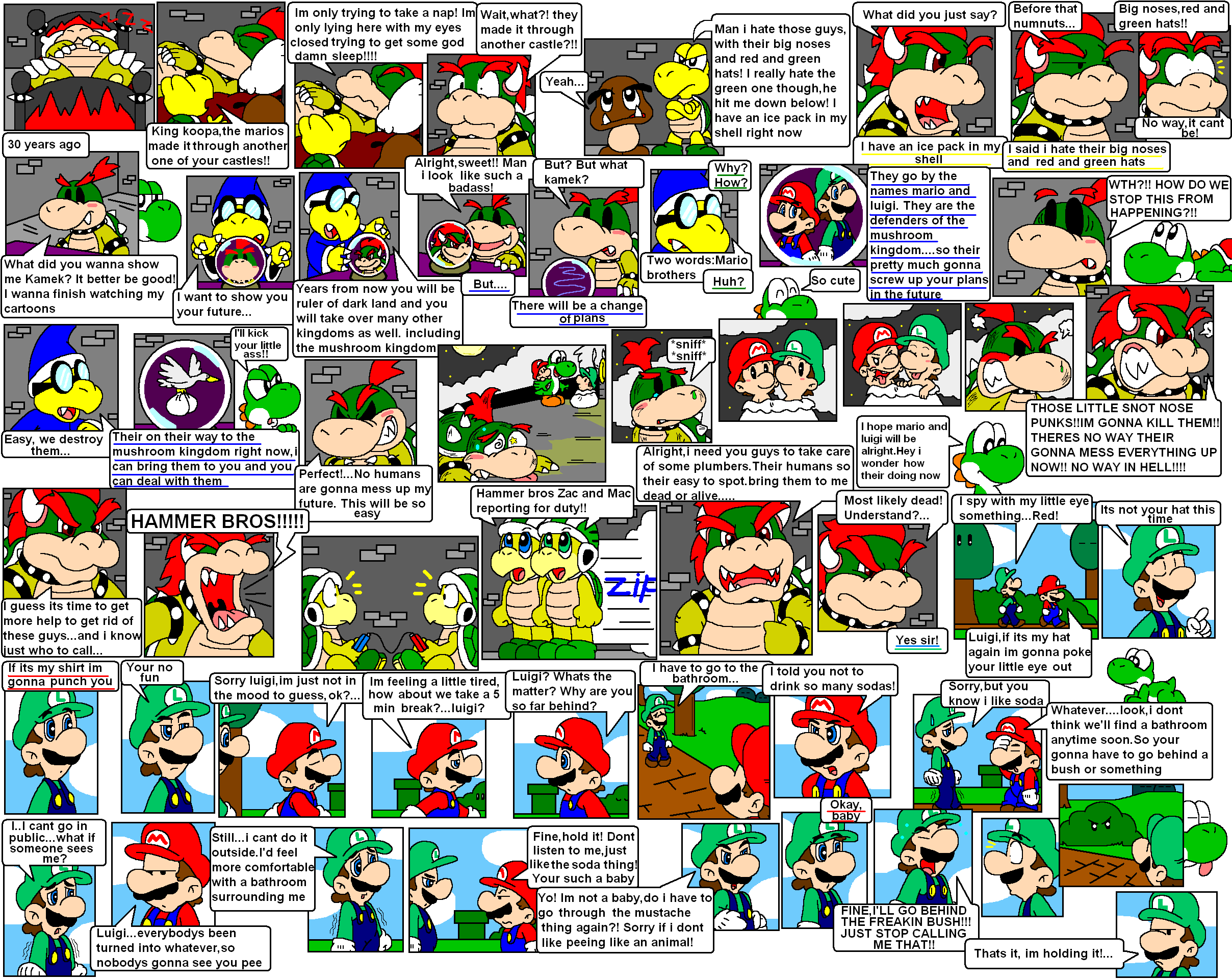 Super Mario Bros Page 22 By Nintendrawer On Deviantart