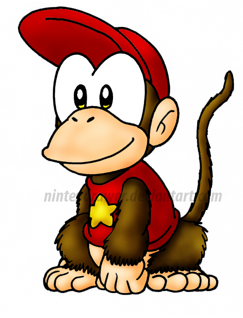 photo Deviantart Donkey Kong Fan Art diddy kong by nintendrawer on deviantart