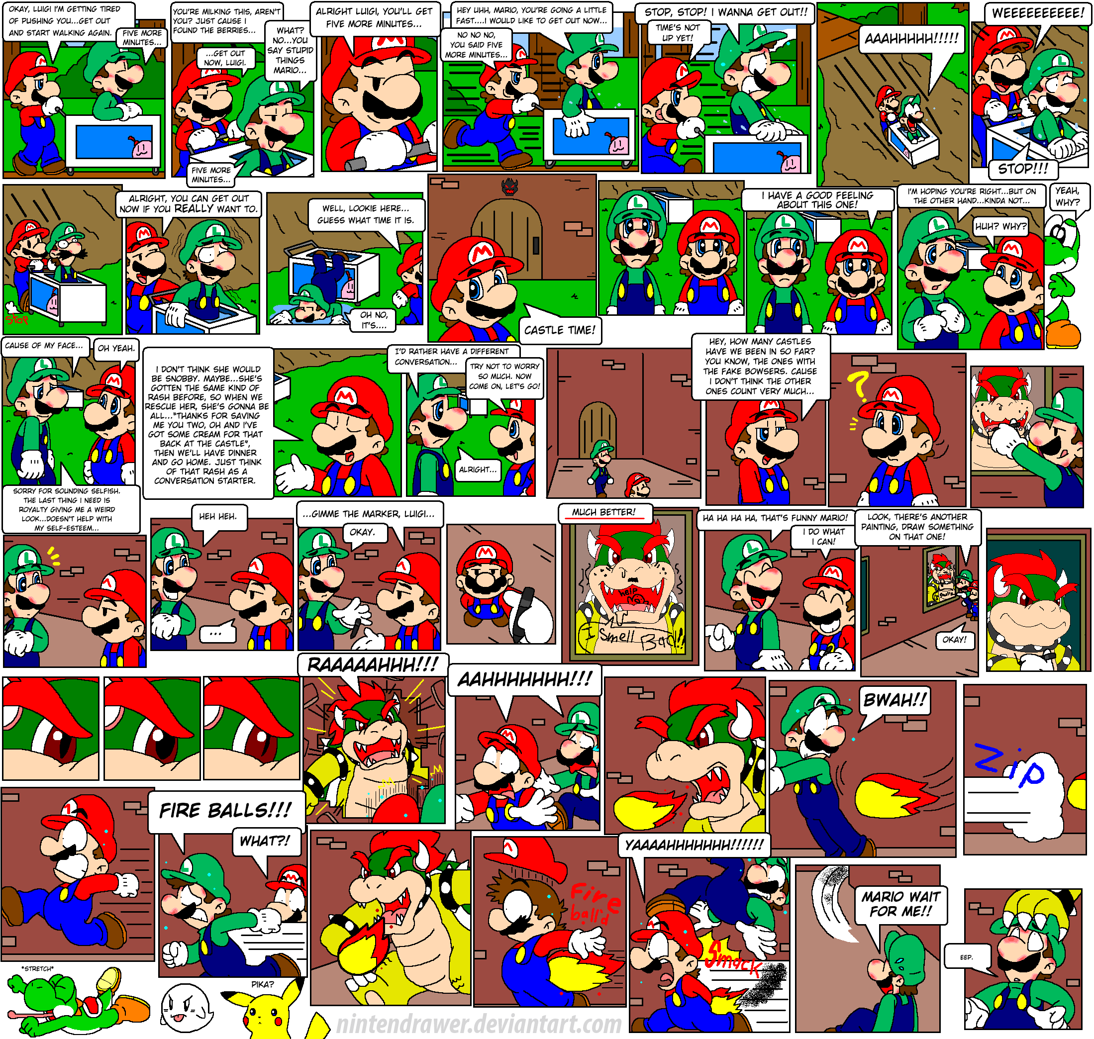 Super Mario Bros Page 1 by Nintendrawer on DeviantArt