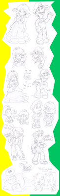 Doodles: Luigi and Daisy