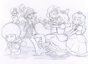 Commish: Detective Waluigi is on the case!...Sorta