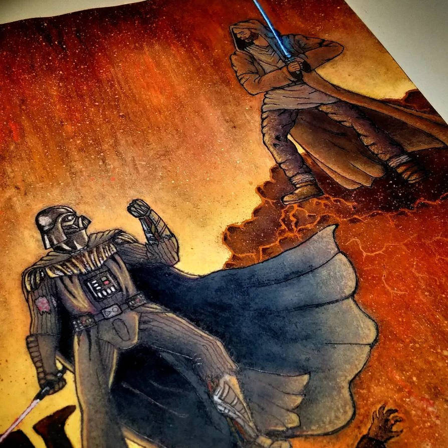 Darth Vader Vs Obi Wan Kenobi By Drroke On Deviantart Darth Vader Vs Obi Wan Kenobi By Drroke On Deviantart