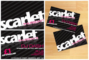 Scarlet Club Flyer 18.03.07