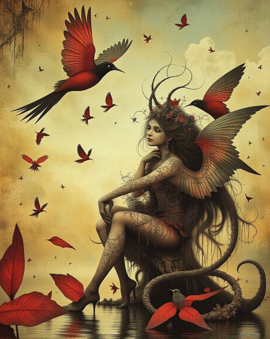 Bird Falling Deviantart Birds Fly by VicDillinger on DeviantArt