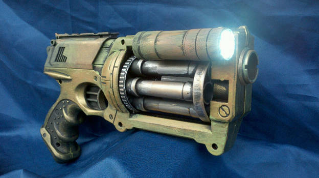 Steampunk Nerf Maverick Post Apocalyptic Green