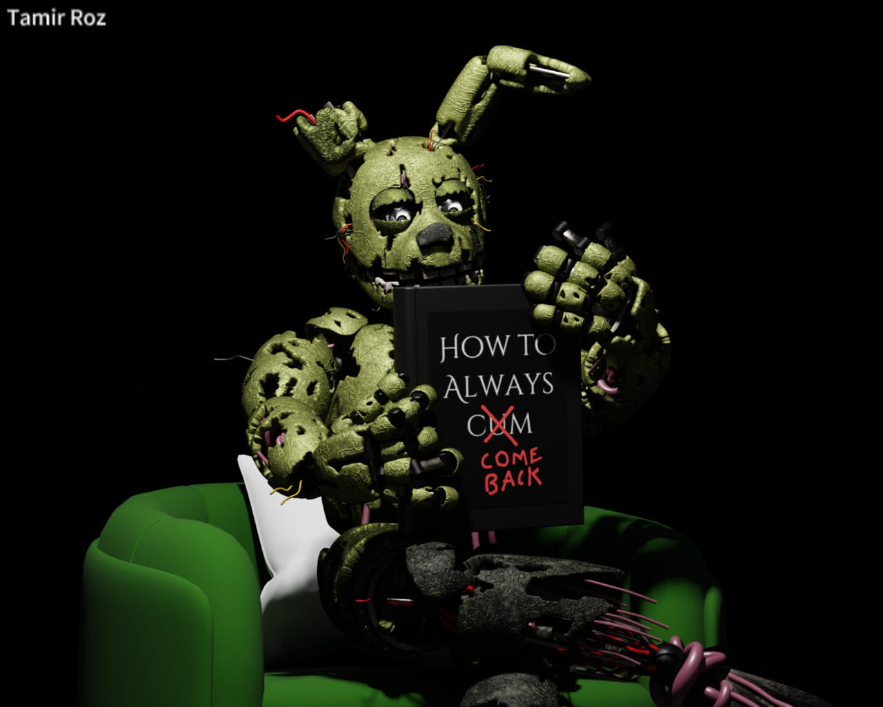 Springtrap's book by someonewholovesspace on DeviantArt