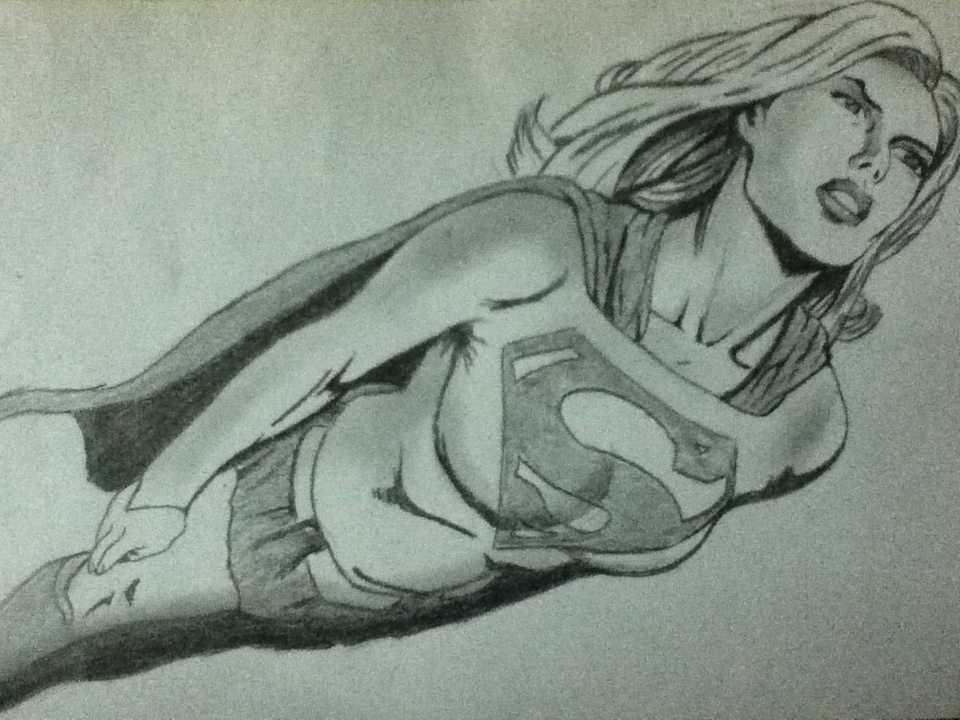 Supergirl Sketcj 4