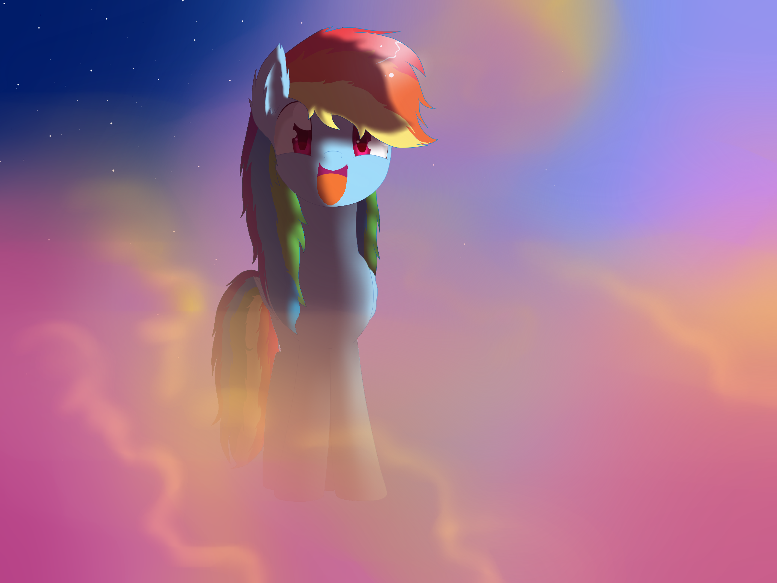 Happy Rainbow Dash