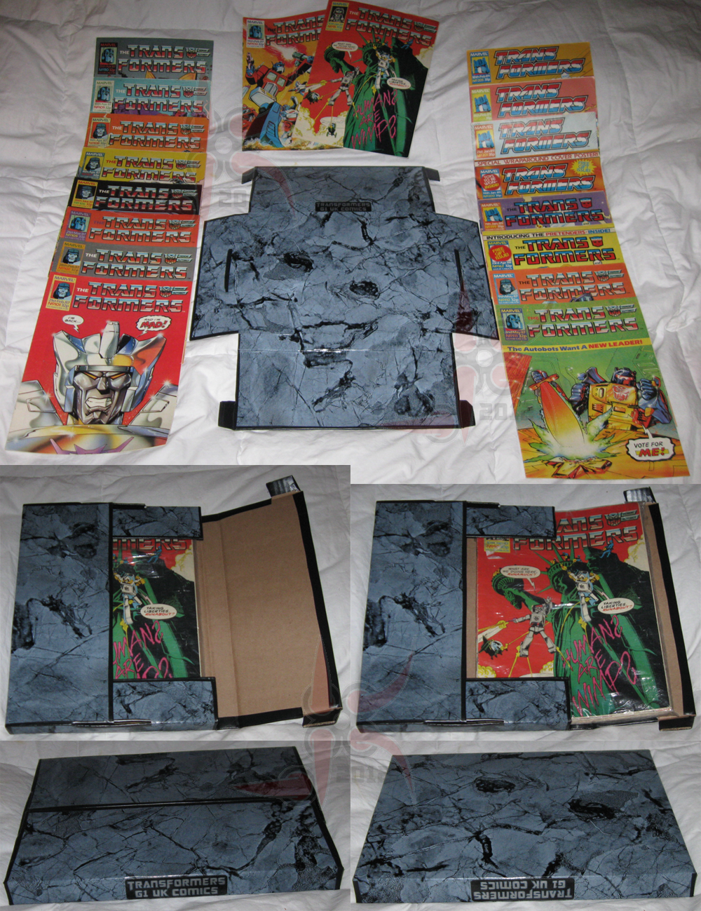 Transformers G1 Marvel Comics and Custom Box