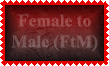 FtM Means MALE Stamp