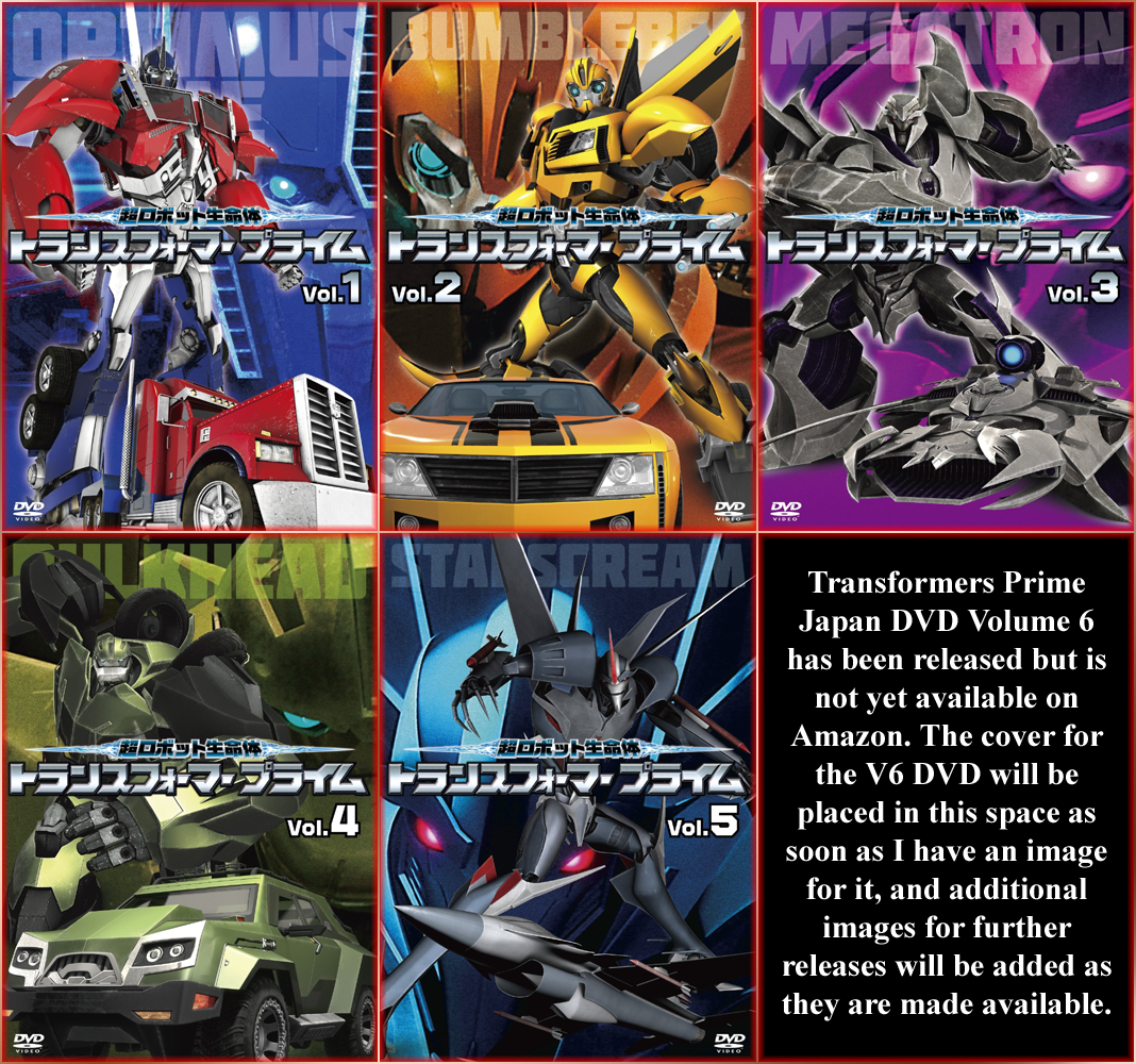 Transformers Prime Japan DVD Release