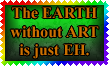 Earth Art Eh stamp