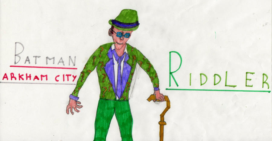 Batman Riddler Reference Riddler by BatManACFan1 on DeviantArt