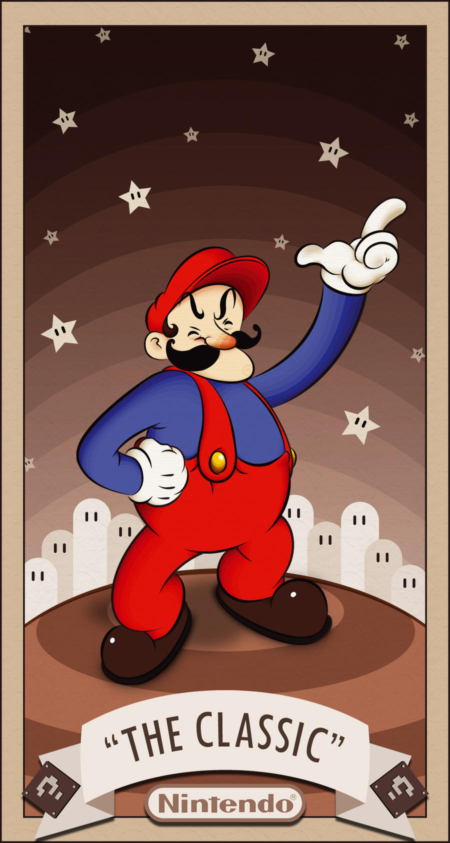 the classic Mario by Dogsfather on DeviantArt
