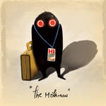 Mothman say HI by Dogsfather