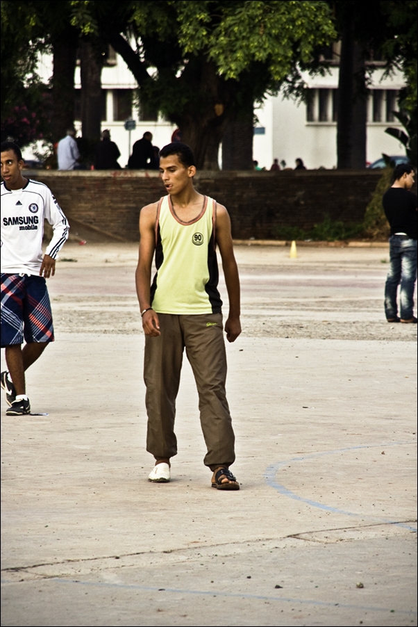 Playing Football