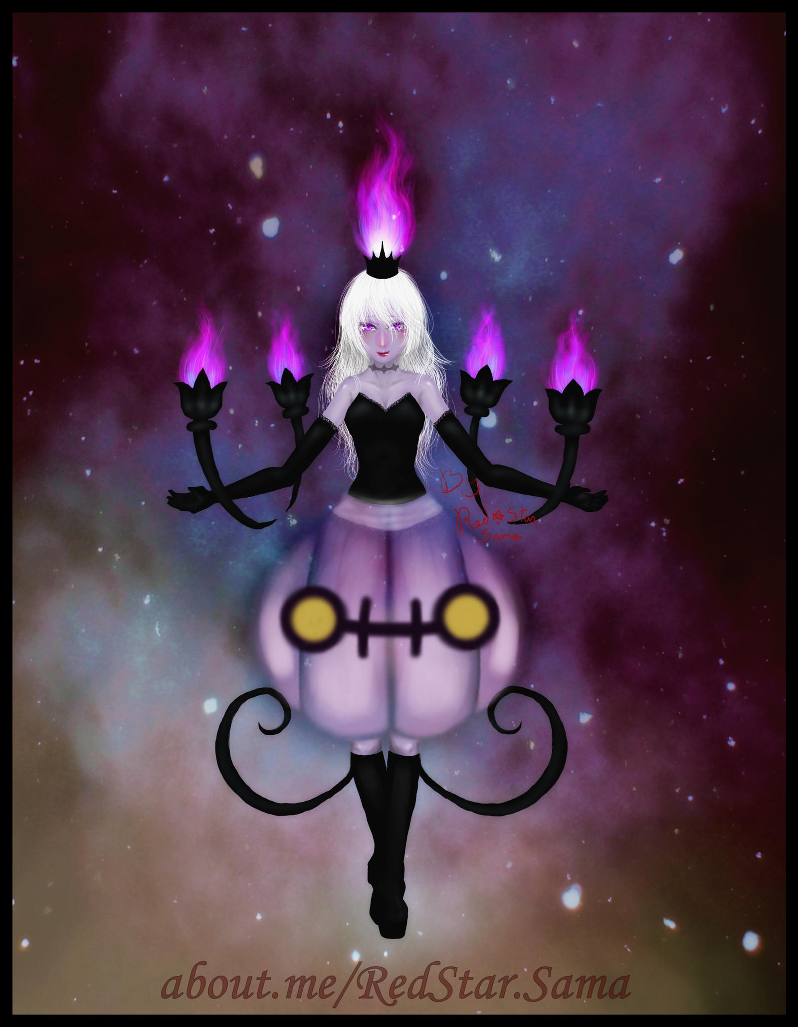 Chandelure Gijinka