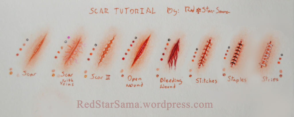 Tutorial de Cicatrices by RedStar-Sama Tutorial de Cicatrices by RedStar-Sama