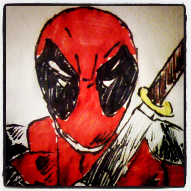 Napkin Art #21 - Deadpool