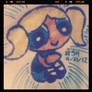 Napkin Art #54 - Bubbles - Powerpuff Girls