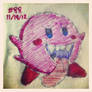 Napkin Art #88 - Kirby Goes All Boo - Nintendo