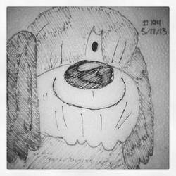 Napkin Art 194 - Niblet - Pound Puppies