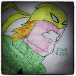 Napkin Art 202 - Iron Fist - Ultimate Spiderman by PeterParkerPA