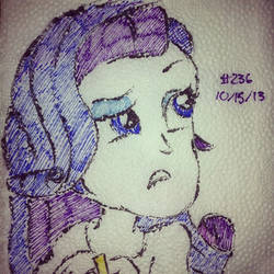 Napkin Art 236 - Rarity - My Little Pony