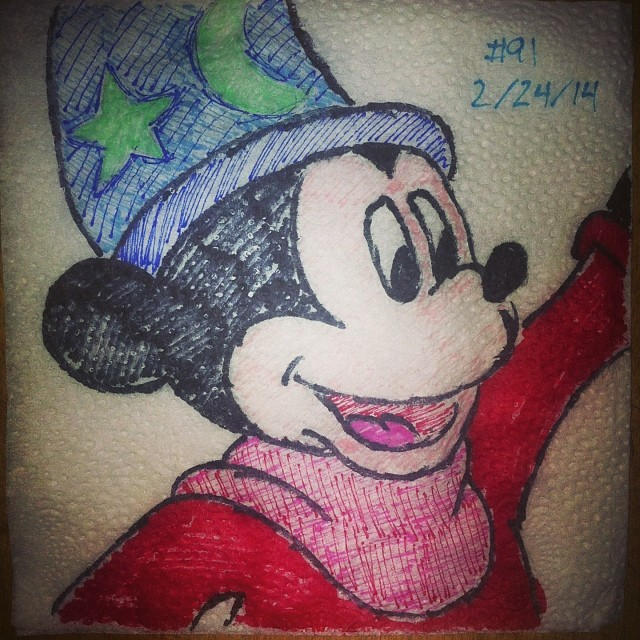 NapkinArt 091 - Sorcerer Mickey - Disney Infinity by PeterParkerPA on ...