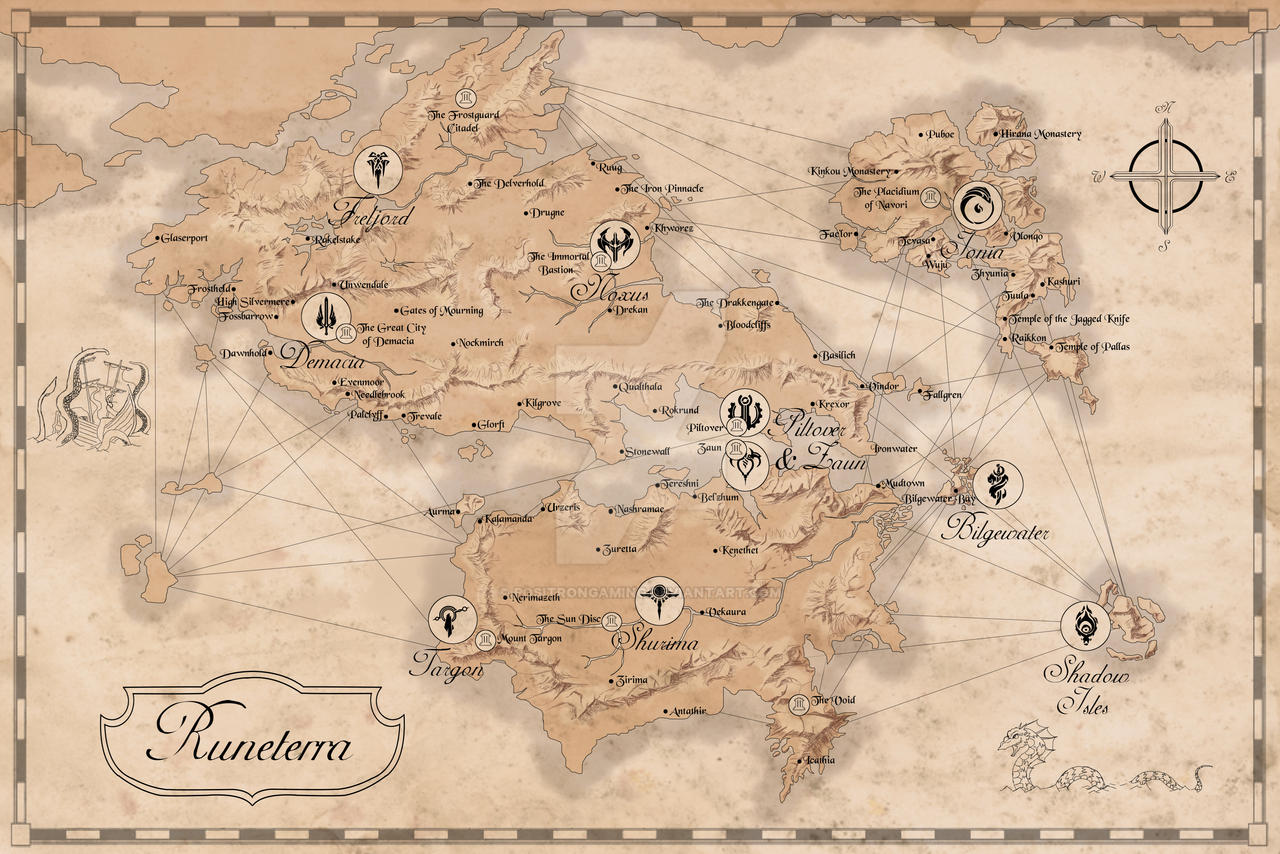 League Of Legends Map by PositronGaming on DeviantArt