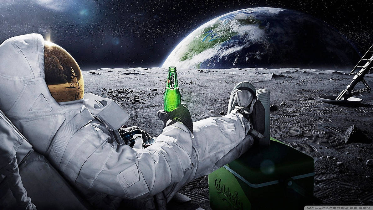 Carlsberg космос космонавт