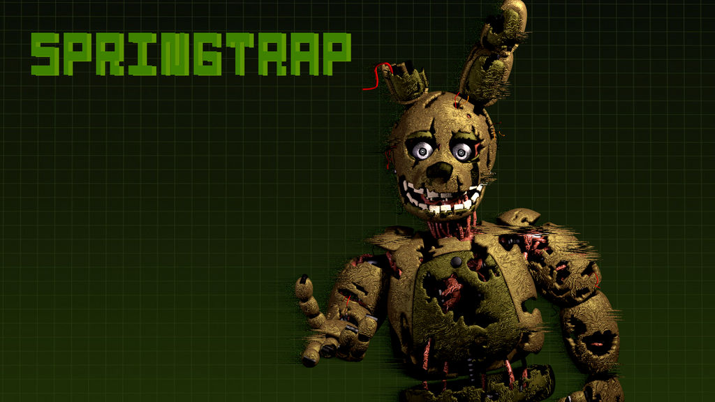Error 666 Spring Trap Springtrap (GLITCH TEST) by MovedtoanewBlogpost on DeviantArt