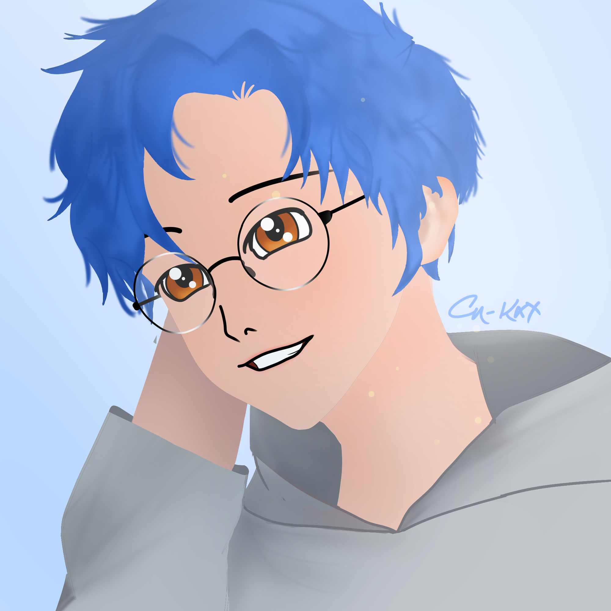 Anime boy with glasses by cikayda on DeviantArt