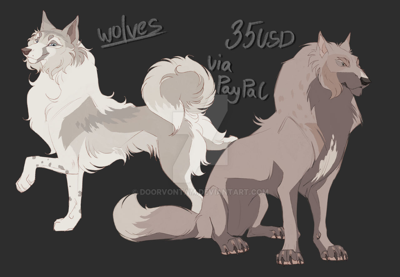 Fanat Wolves Wolves adoptable (OPEN) by DOORvontam on DeviantArt
