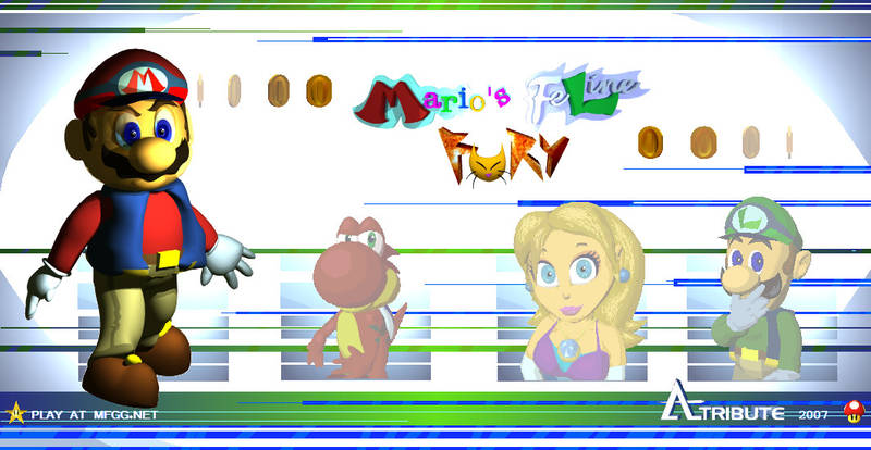 Mario's Feline fury wallpaper by Blueburn67