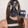 Alyson Stoner Wearing Gas Mask