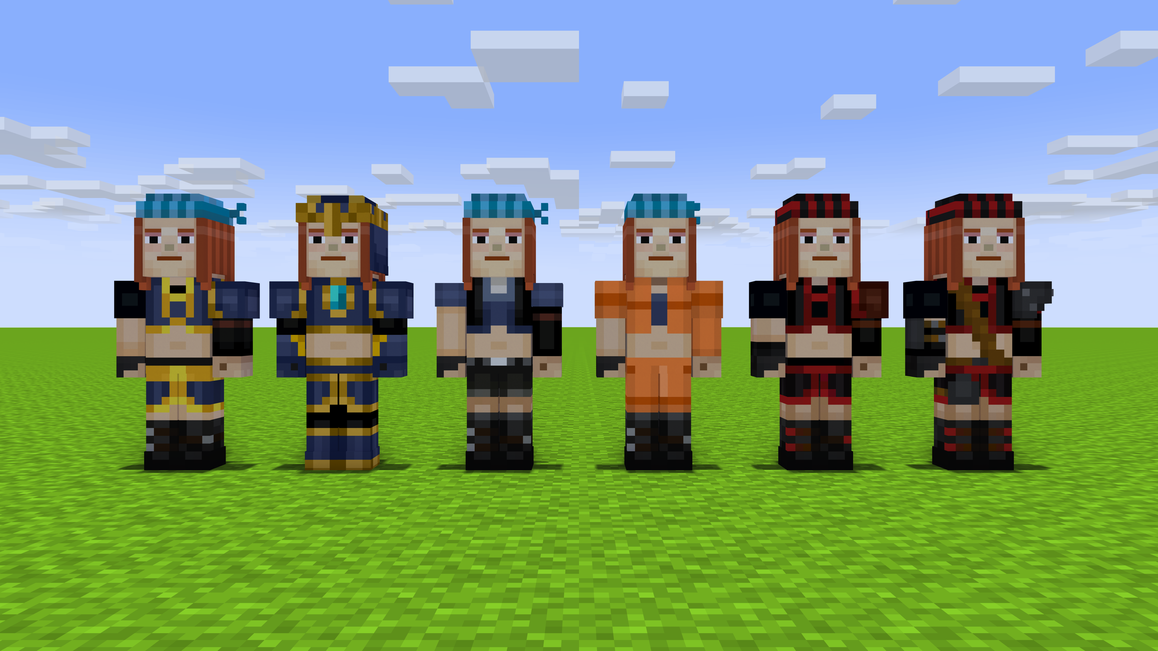 Minecraft: Skin Pack 5, Showcase