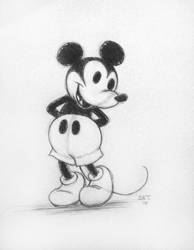 Classic Mickey sketch 3